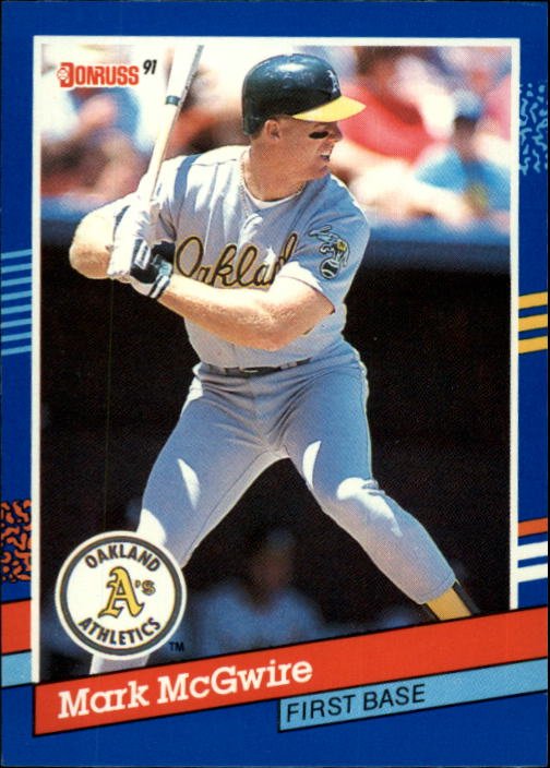 1991 Donruss 105 Mark McGwire