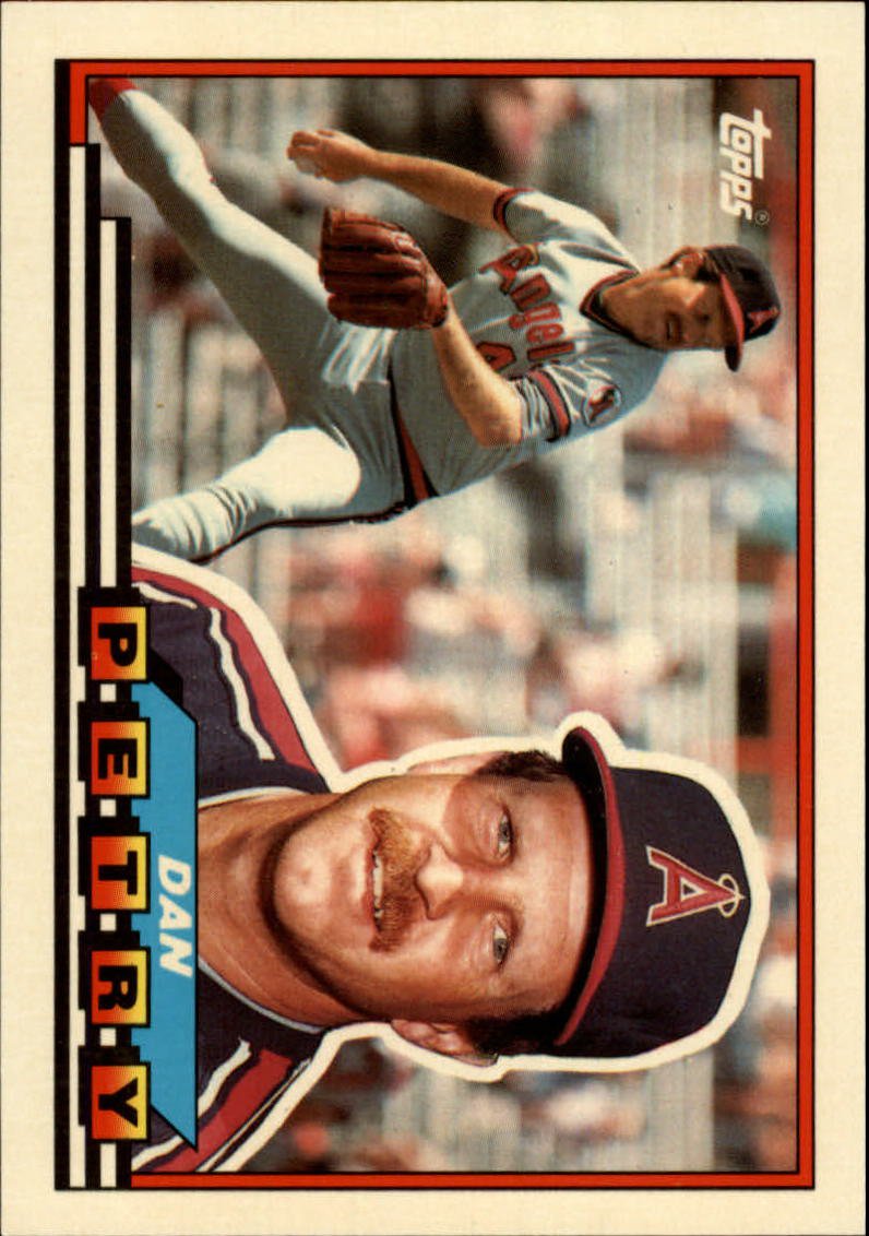 1989 Topps Big 178 Dan Petry