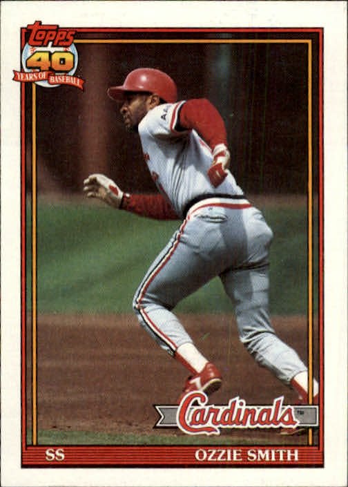 1991 Topps 130 Ozzie Smith