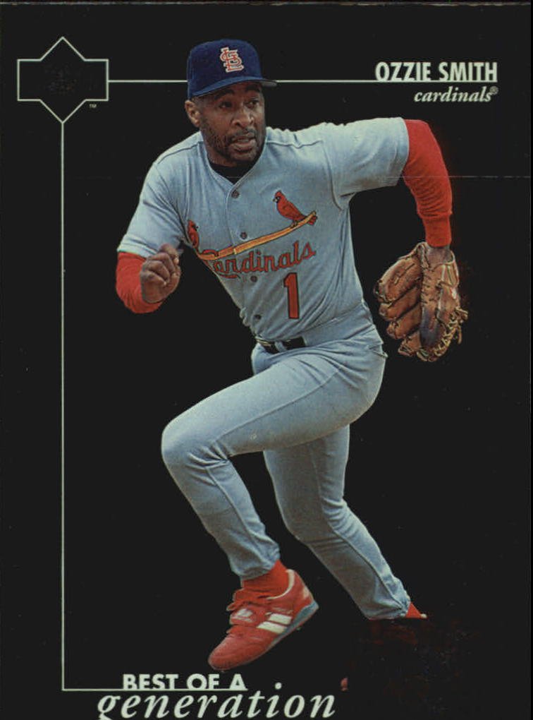 1996 Upper Deck 386 Ozzie Smith BG