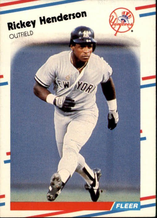 1988 Fleer 209 Rickey Henderson