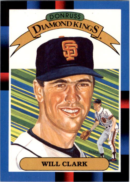 1988 Donruss 21 Will Clark DK
