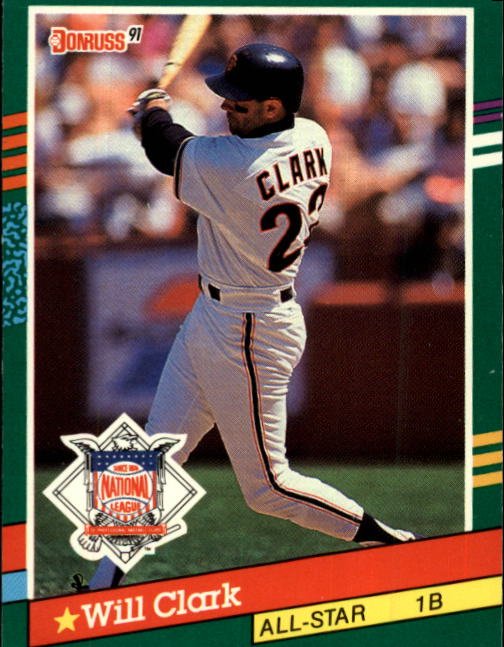 1991 Donruss 441 Will Clark AS