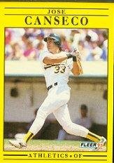 1991 Fleer 5 Jose Canseco