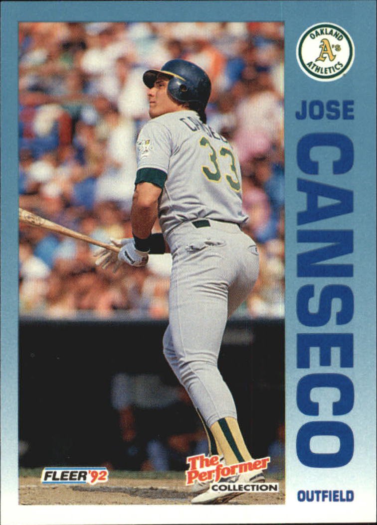 1992 Fleer Citgo The Performer 13 Jose Canseco