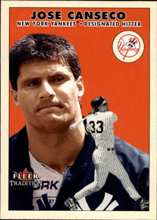 2000 Fleer Tradition Update 109 Jose Canseco Yankees
