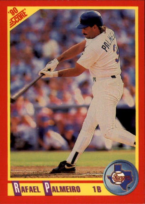 1990 Score 405 Rafael Palmeiro