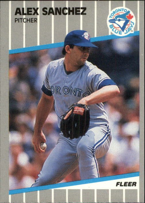 1989 Fleer Update 71 Alex Sanchez RC