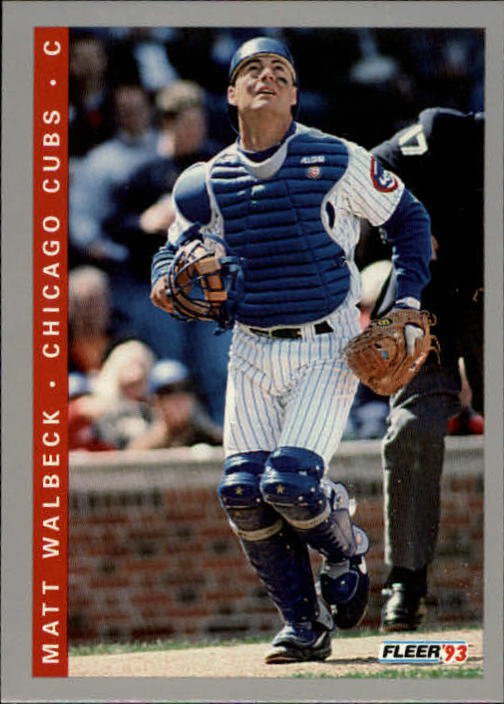 1993 Fleer Final Edition 11 Matt Walbeck RC