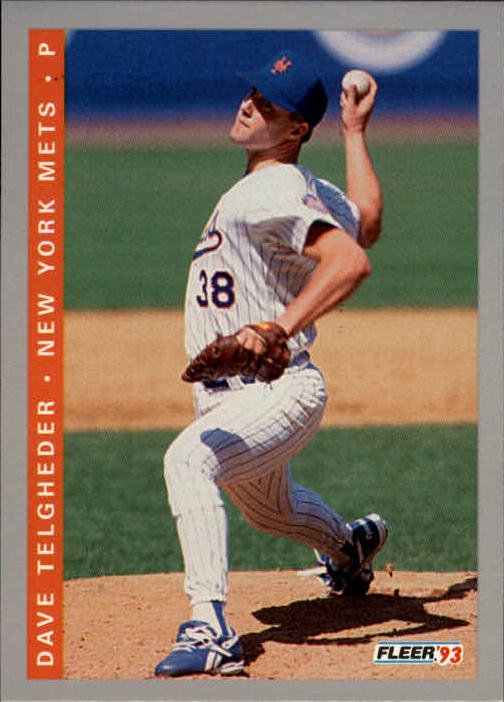 1993 Fleer Final Edition 107 Dave Telgheder RC