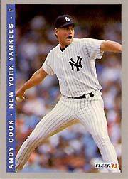 1993 Fleer Final Edition 244 Andy Cook RC