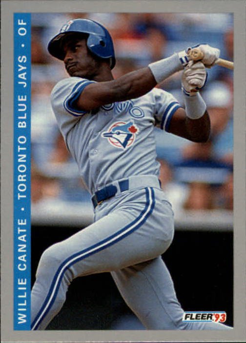 1993 Fleer Final Edition 287 Willie Canate RC