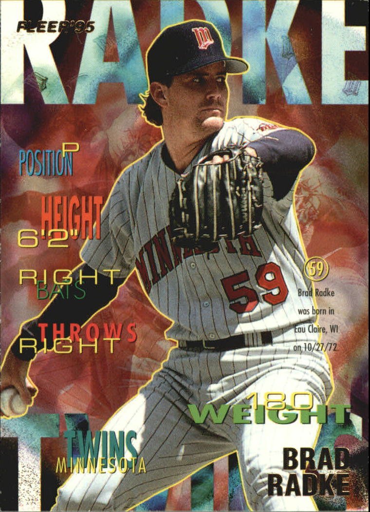 1995 Fleer Update 62 Brad Radke RC