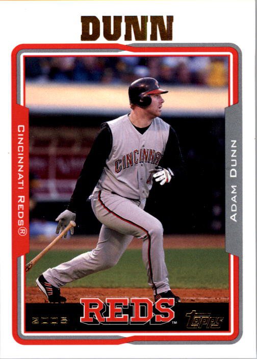 2005 Topps 80 Adam Dunn