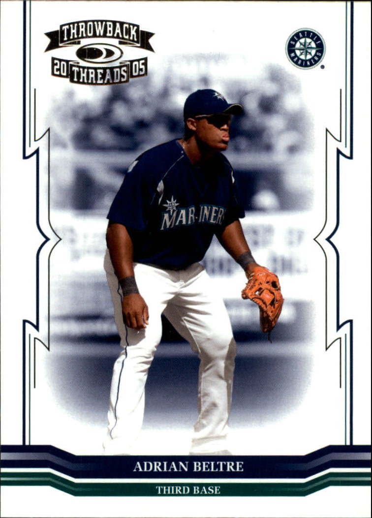 2005 Throwback Threads 190 Adrian Beltre