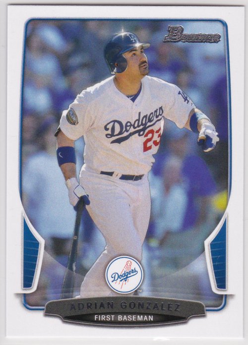 2013 Bowman 176 Adrian Gonzalez