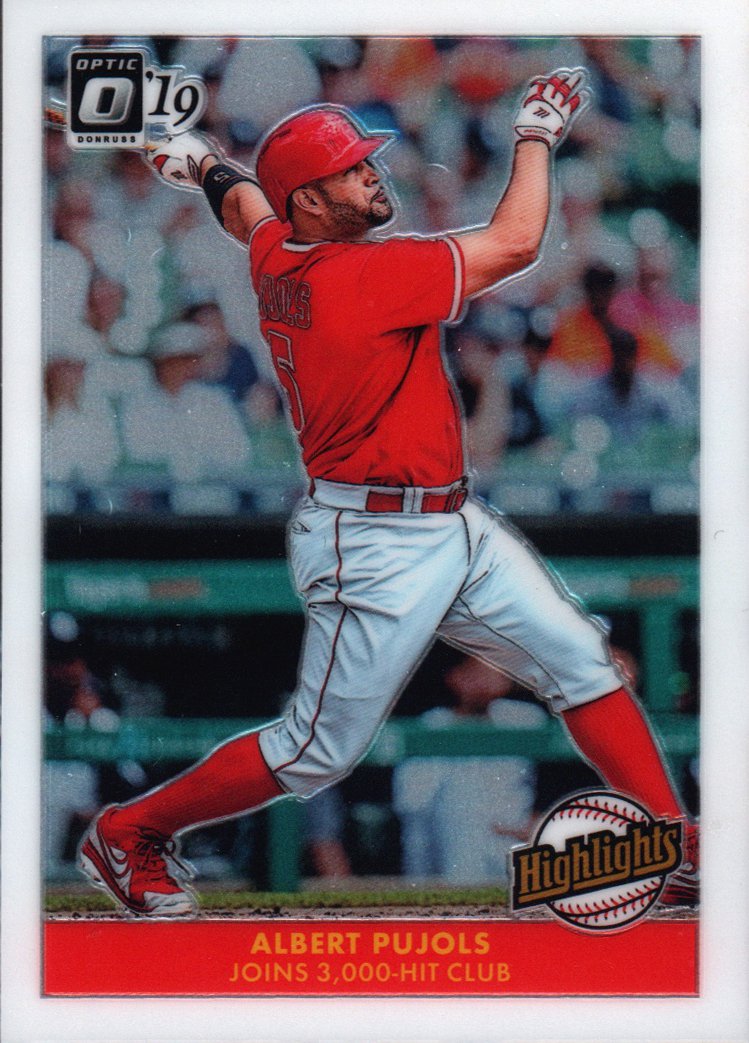 2019 Donruss Optic Highlights 2 Albert Pujols