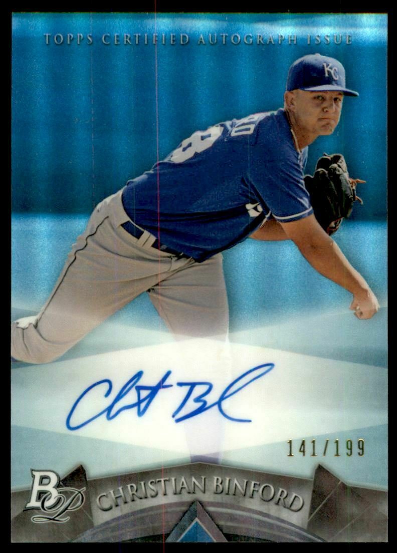2014 Bowman Platinum Prospect Autographs Blue Refractors APZB Zach Borenstein