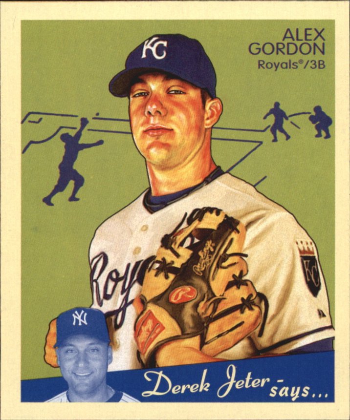 2008 Upper Deck Goudey Mini Red Backs 89 Alex Gordon