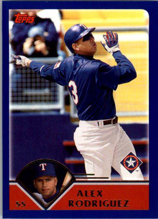 2003 Topps 1 Alex Rodriguez