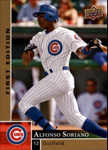 2009 Upper Deck First Edition 54 Alfonso Soriano