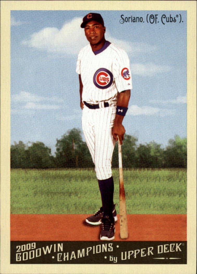 2009 Upper Deck Goodwin Champions 95 Alfonso Soriano