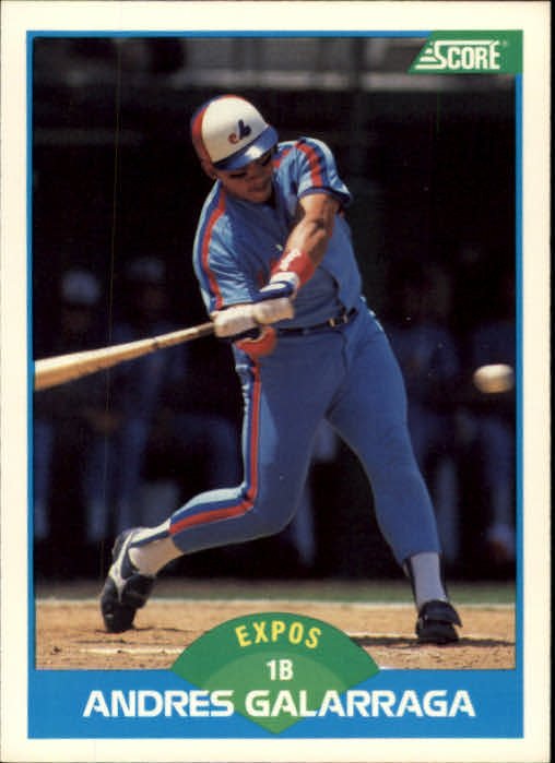 1989 Score 144 Andres Galarraga