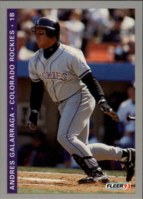 1993 Fleer Final Edition 30 Andres Galarraga
