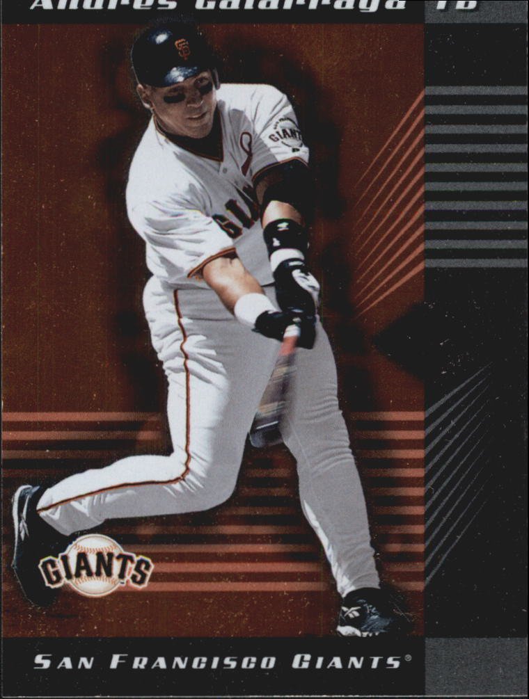 2001 Leaf Limited 44 Andres Galarraga