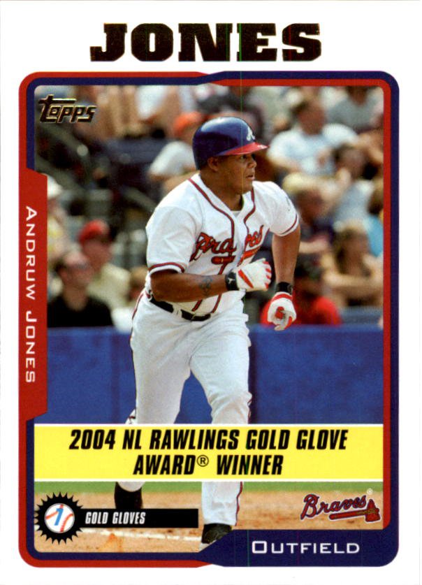 2005 Topps 711 Andruw Jones GG