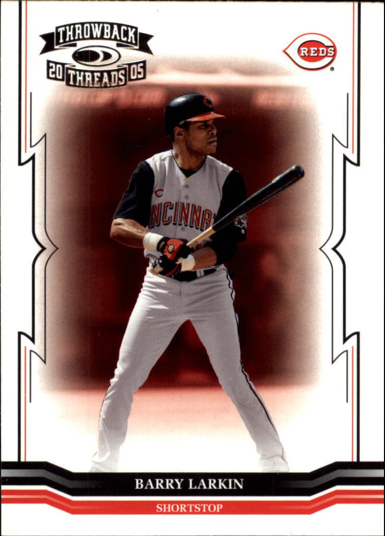 2005 Throwback Threads 162 Barry Larkin