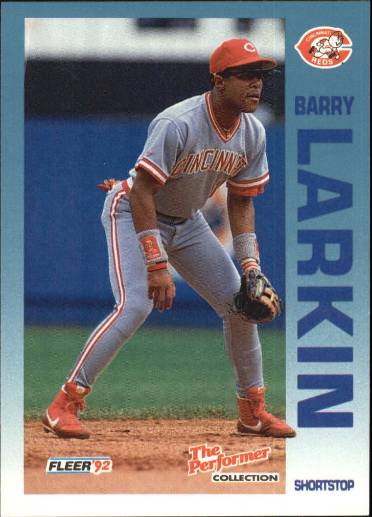 1992 Fleer Citgo The Performer 14 Barry Larkin