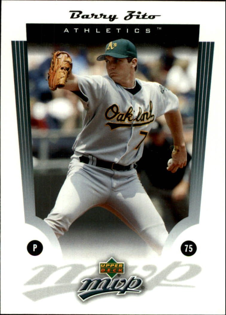 2005 Upper Deck MVP 8 Barry Zito