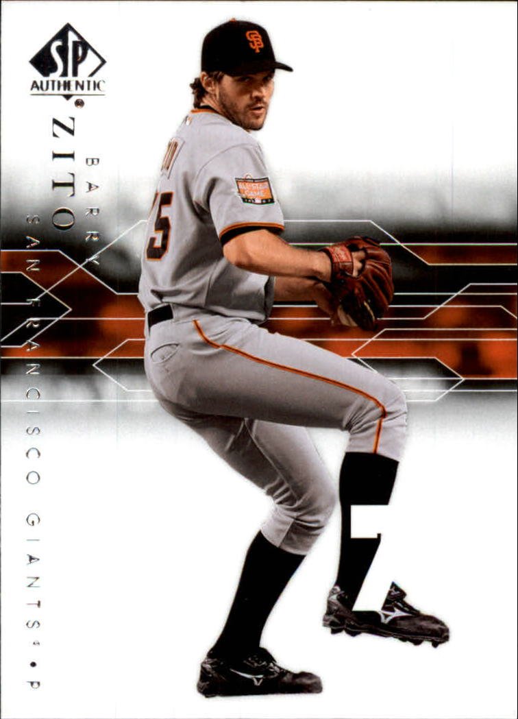 2008 SP Authentic 86 Barry Zito