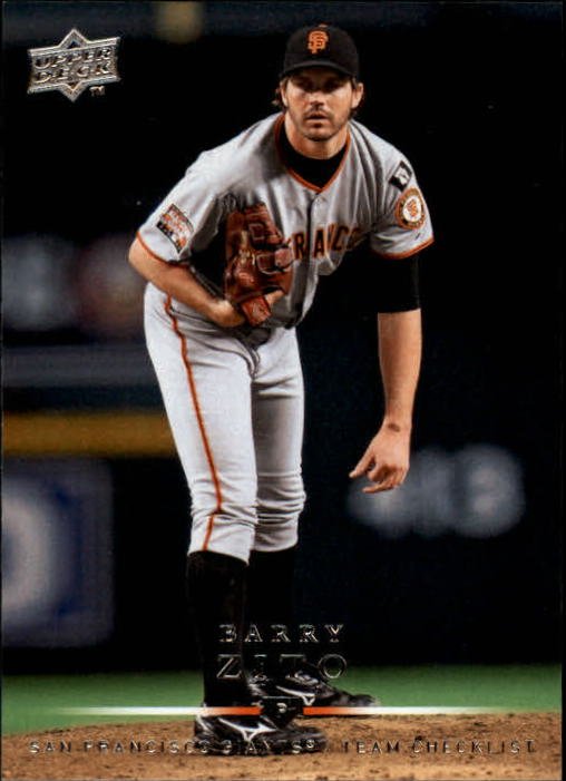 2008 Upper Deck 762 Barry Zito CL