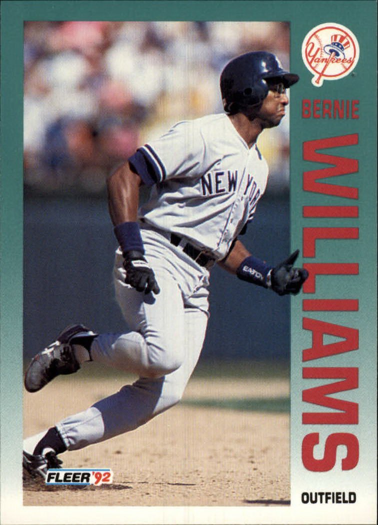 1992 Fleer 247 Bernie Williams