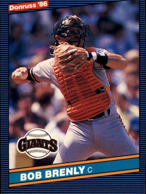 1986 Donruss 323 Bob Brenly