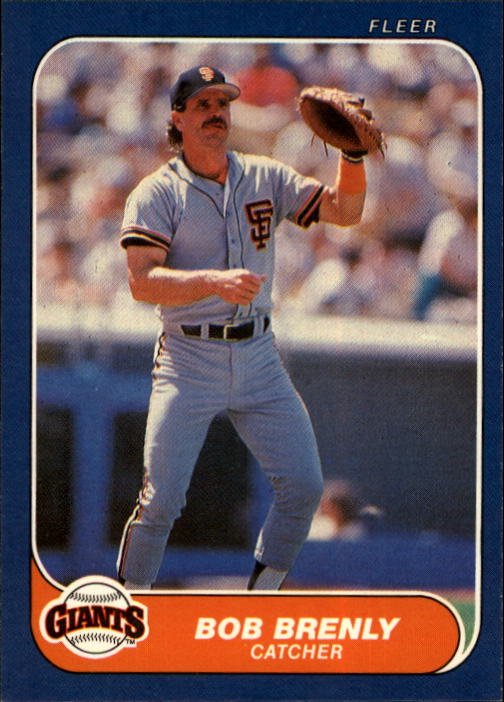 1986 Fleer 534 Bob Brenly