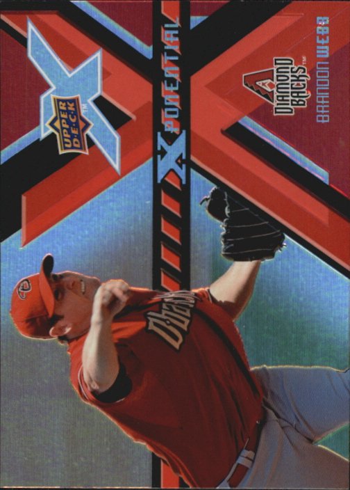 2008 Upper Deck X Xponential BW Brandon Webb