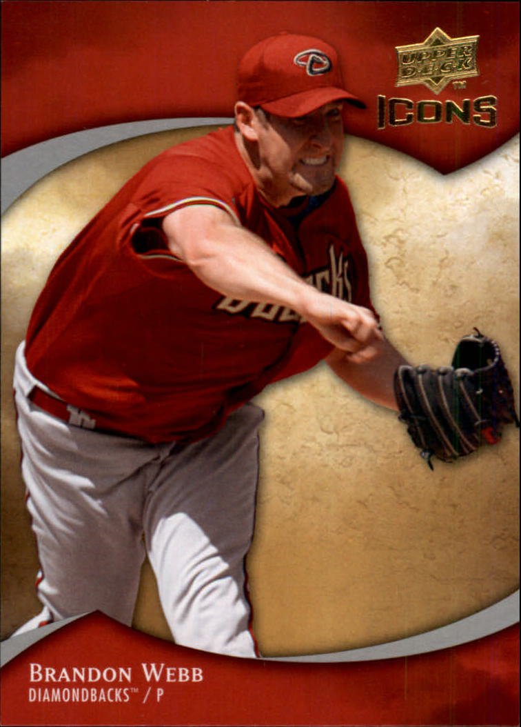 2009 Upper Deck Icons 10 Brandon Webb