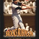 1997-98 Fleer Million Dollar Moments 5 Brooks Robinson 1997-98 Fleer Million Dollar Moments 5 Brooks Robinson