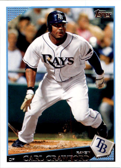 2009 Topps 40 Carl Crawford