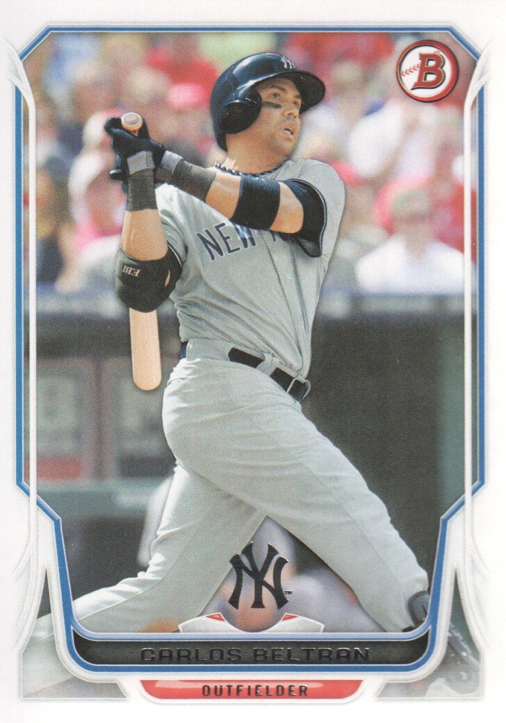 2014 Bowman 77 Carlos Beltran