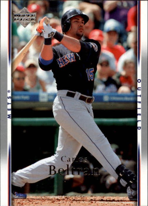 2007 Upper Deck 378 Carlos Beltran