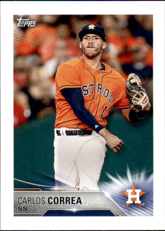 2018 Topps Stickers 14 Carlos Correa