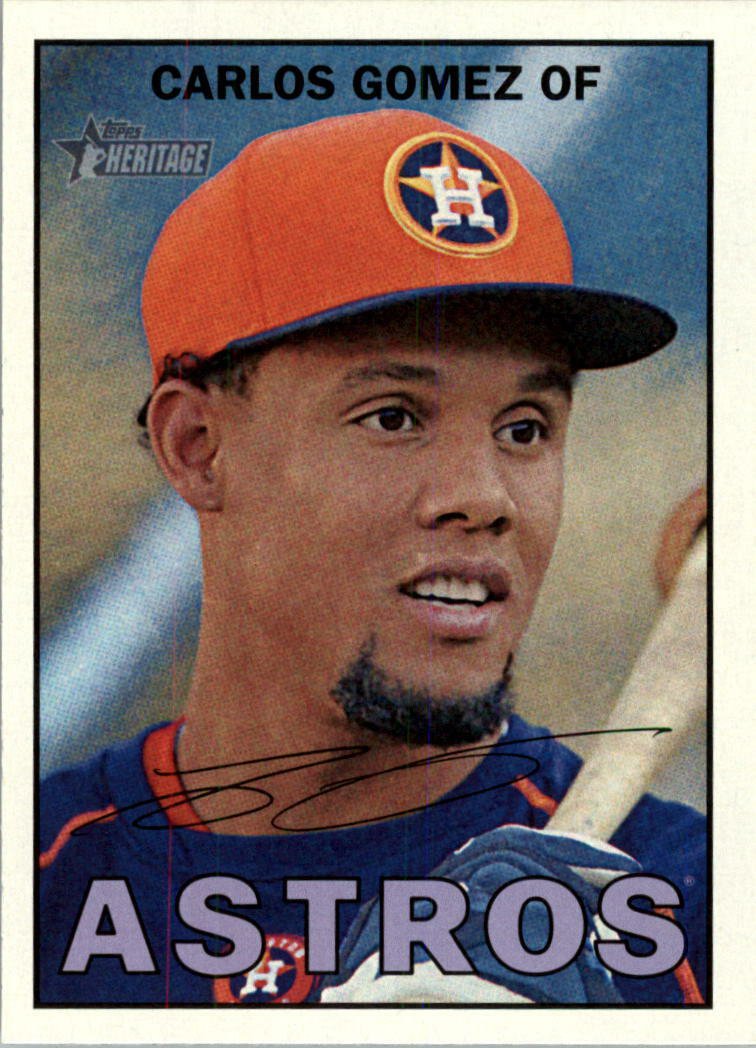 2016 Topps Heritage 227 Carlos Gomez