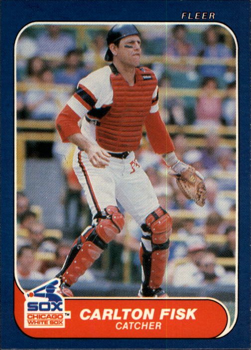 1986 Fleer 204 Carlton Fisk