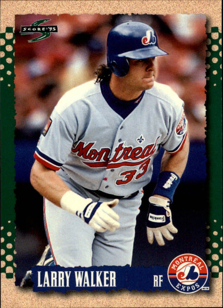 1995 Score 346 Larry Walker
