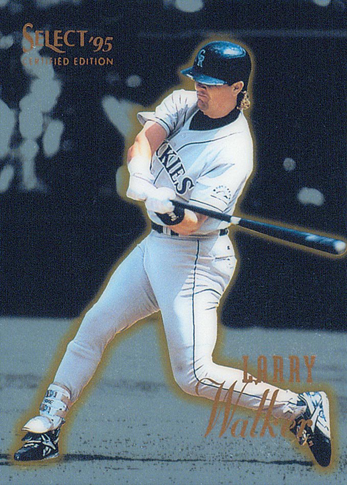 1995 Select Certified 89 Larry Walker