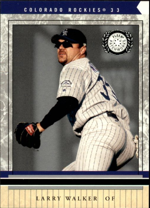 2003 Fleer Patchworks 22 Larry Walker